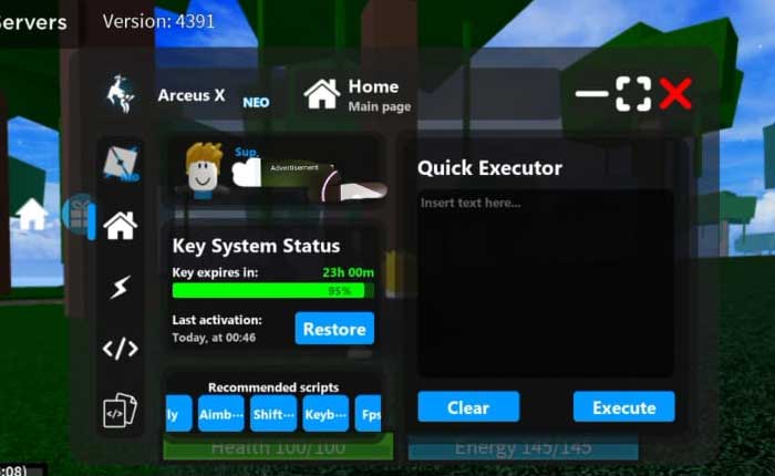 Arceus X Neo 1.0.6 Download For Windows PC - Softlay