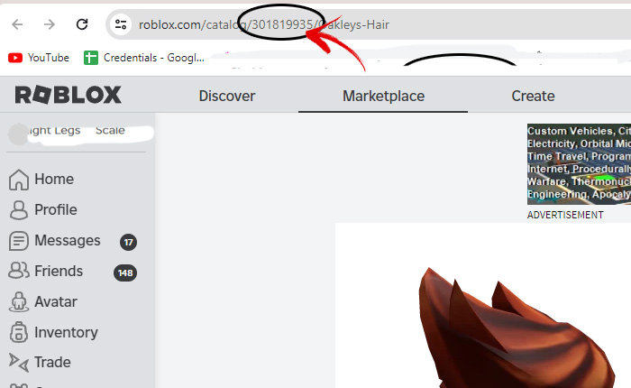 Multiple Hairs on Roblox 